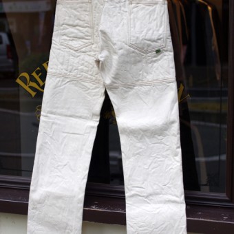 PADDED DENIM PANTS [WHITE]