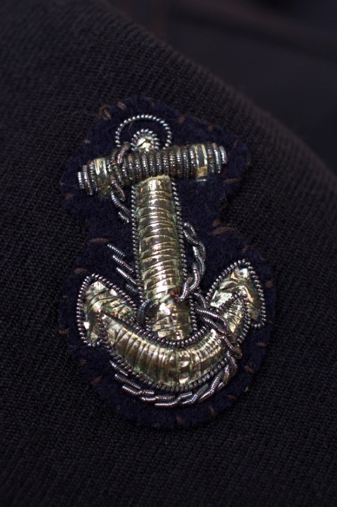 WASHABLE WOOL MARINE SHIRTS "Embroidery Type"