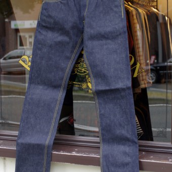 TIGHT-STRAIGHT DENIM PANTS [15oz RIGID]