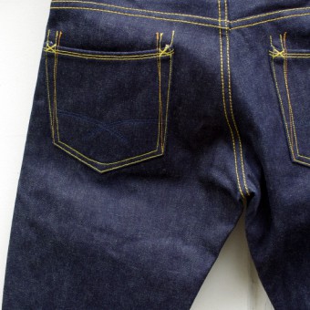 STRAIGHT DENIM PANTS [15oz RIGID]