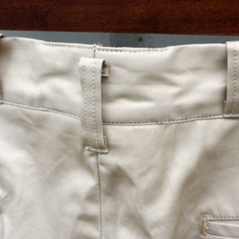 PLEATED CHINO TROUSER