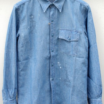 LINEN CHAMBRAY ONE POCKET SHIRTS