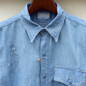 LINEN CHAMBRAY ONE POCKET SHIRTS