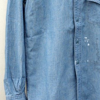 LINEN CHAMBRAY ONE POCKET SHIRTS