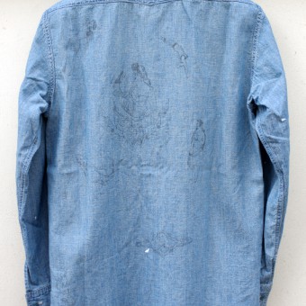 LINEN CHAMBRAY ONE POCKET SHIRTS