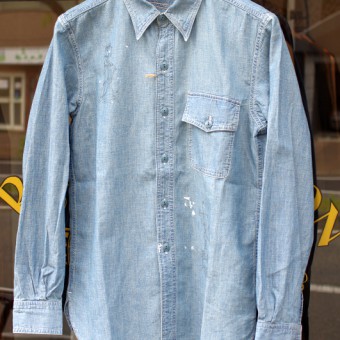 LINEN CHAMBRAY ONE POCKET SHIRTS