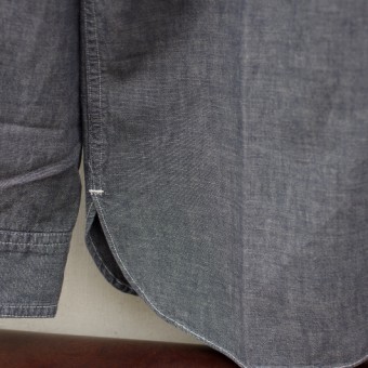 LINEN CHAMBRAY ONE POCKET SHIRTS