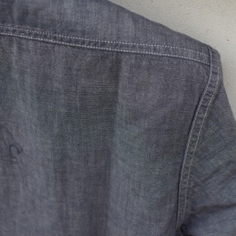 LINEN CHAMBRAY ONE POCKET SHIRTS