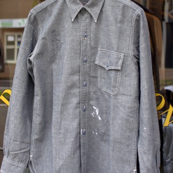 LINEN CHAMBRAY ONE POCKET SHIRTS