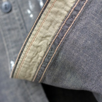 LINEN CHAMBRAY ONE POCKET SHIRTS