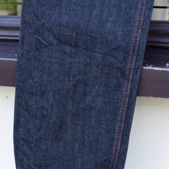 STRAIGHT DENIM PANTS [SULFA-BK]