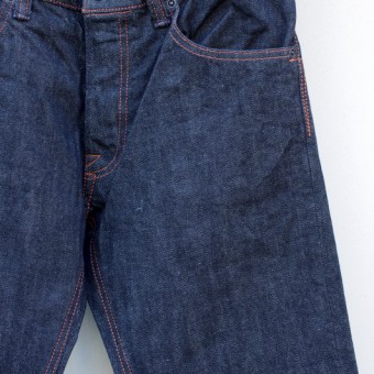 STRAIGHT DENIM PANTS [SULFA-BK]