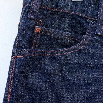 STRAIGHT DENIM PANTS [SULFA-BK]