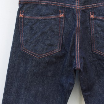 STRAIGHT DENIM PANTS [SULFA-BK]