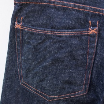 STRAIGHT DENIM PANTS [SULFA-BK]