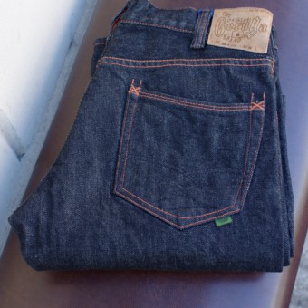 STRAIGHT DENIM PANTS [SULFA-BK]