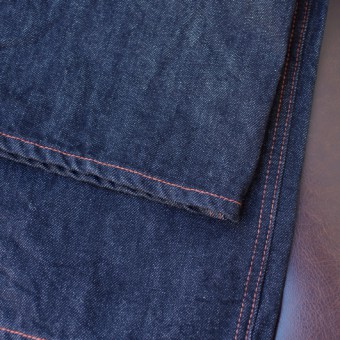 STRAIGHT DENIM PANTS [SULFA-BK]