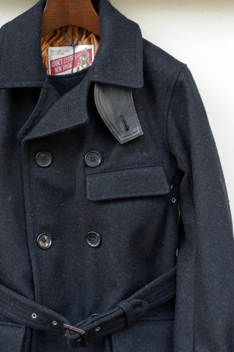 AD-WJ-01 HEAVY MELTON DOUBLE BREASTED MC COAT