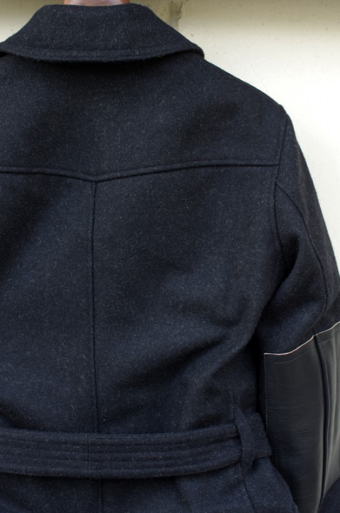 AD-WJ-01 HEAVY MELTON DOUBLE BREASTED MC COAT