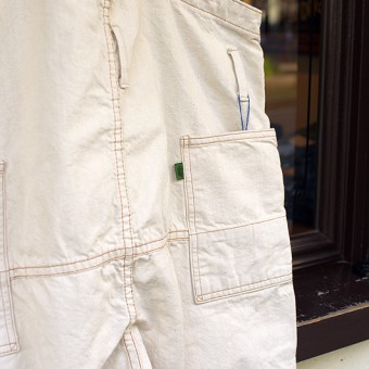 CASCADE PANTS [ECRU DENIM]