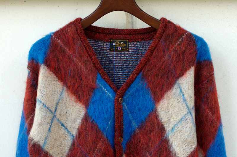 GERUGA - MOHAIR ARGYLE CARDIGAN | Red Cat Saloon