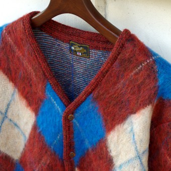 MOHAIR ARGYLE CARDIGAN