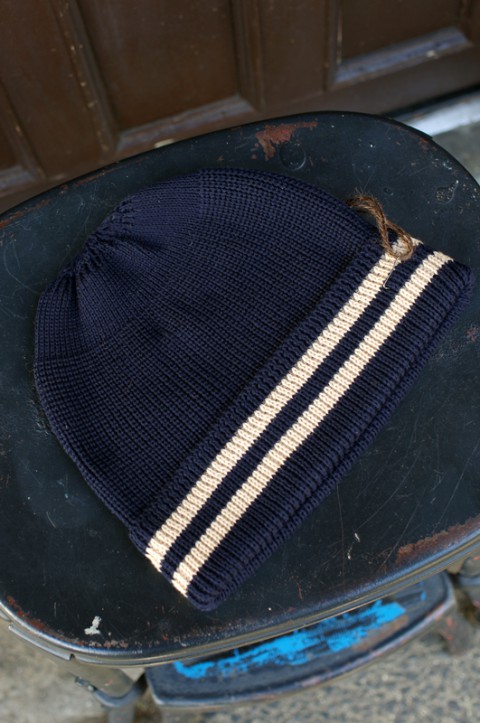 RIB LINE KNIT CAP