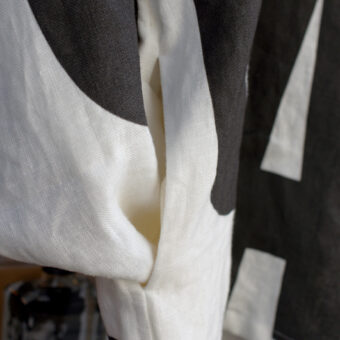 SEMI-WET LINEN HEAVY CANVAS SHIRT