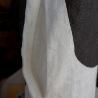 SEMI-WET LINEN HEAVY CANVAS SHIRT