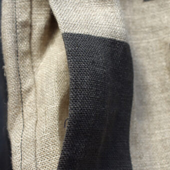 SEMI-WET LINEN HEAVY CANVAS PANTS