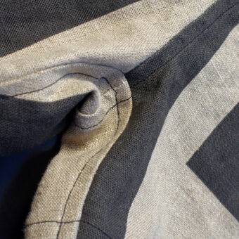 SEMI-WET LINEN HEAVY CANVAS PANTS